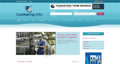 Desktop Screenshot of canmaking.info